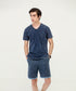 Men's Denim V-Neck Tee