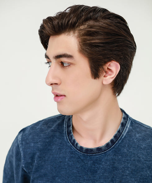 Men's Denim Sweatshirt