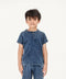 Boys' Denim Henley Tee