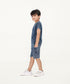 Boys' Denim Henley Tee