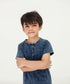 Boys' Denim Henley Tee