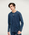 Men's Denim Henley Tee
