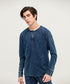 Men's Denim Henley Tee
