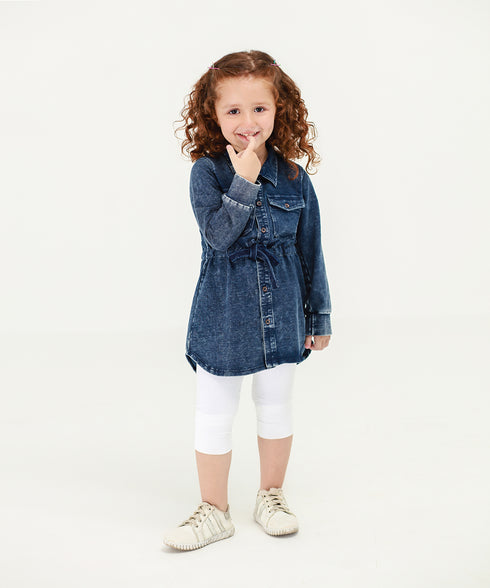 Girls' Denim Dress