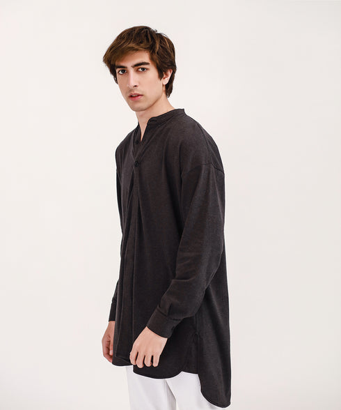 Men's Melange Tunic Shirt
