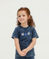 Girls' Denim Graphic Tee