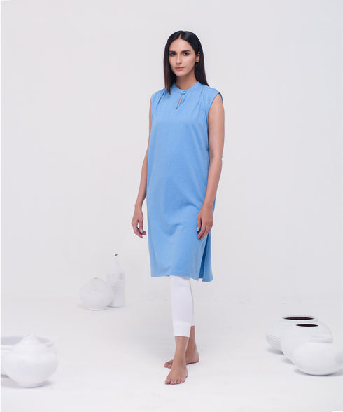 Women's Pleated Tunic Shirt