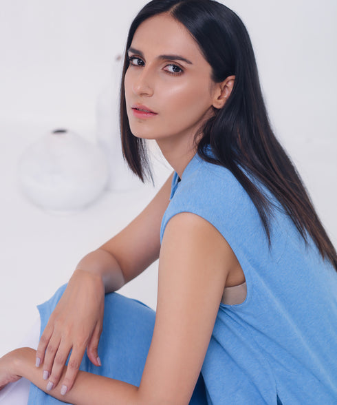 Women's Pleated Tunic Shirt