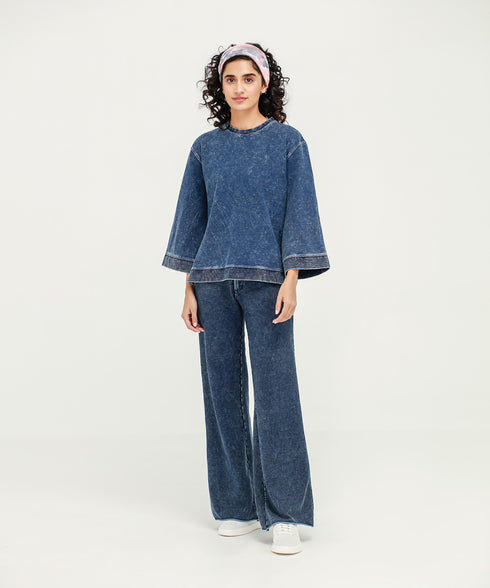 Women's Denim Flare Pants