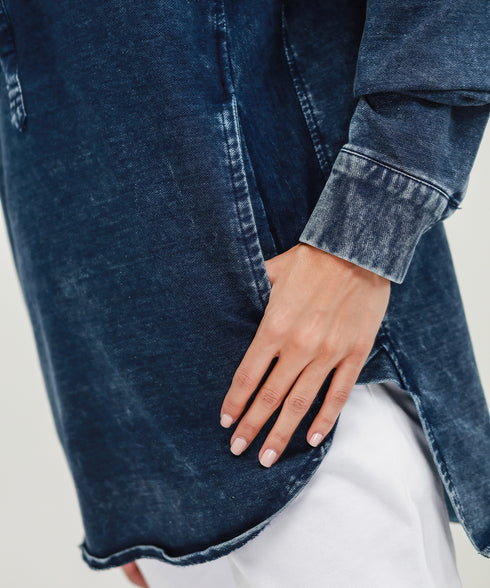 Women's Denim Tunic Shirt