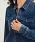 Women's Denim Button Down Shirt