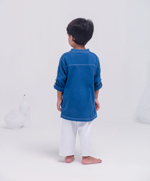 Boys' Stone Wash Tunic Shirt