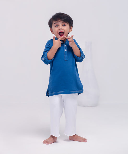 Boys' Stone Wash Tunic Shirt