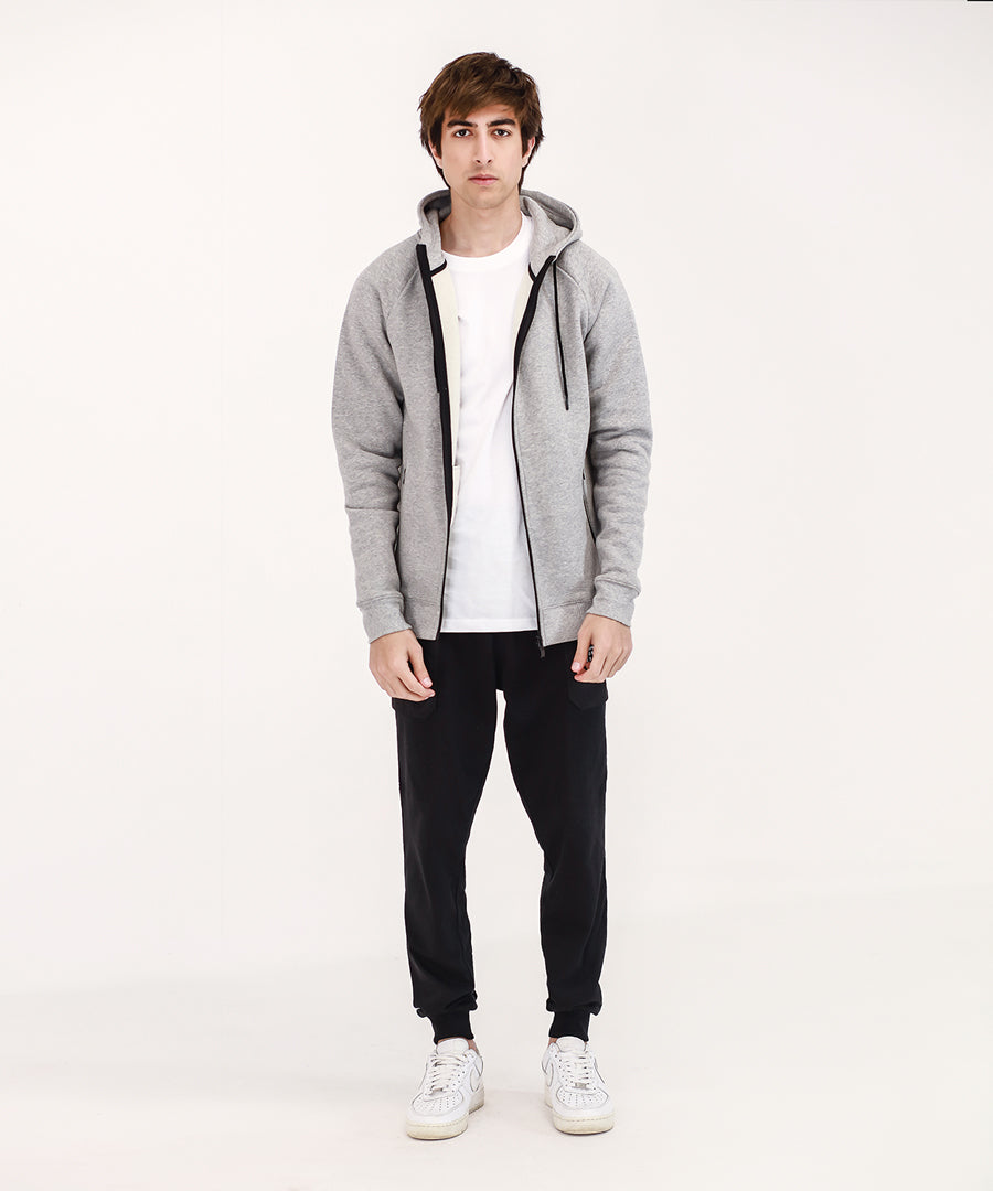 Beaded Lemonade Men's Zipper Hoodie
