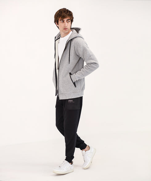 Men's Basic Zipper Hoodie