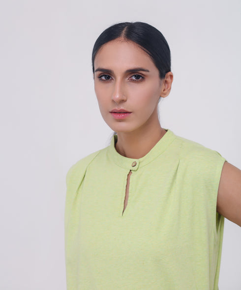 Women's Pleated Tunic Shirt