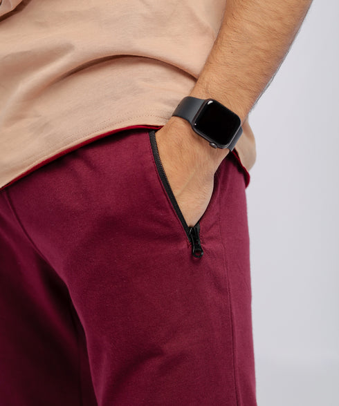 Men's Contrast Raw Edge Tee