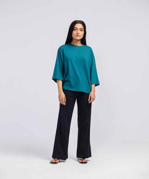 Women's Raw Hem Flare Pants