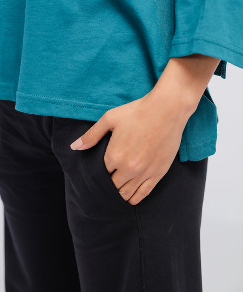 Women's Raw Hem Flare Pants