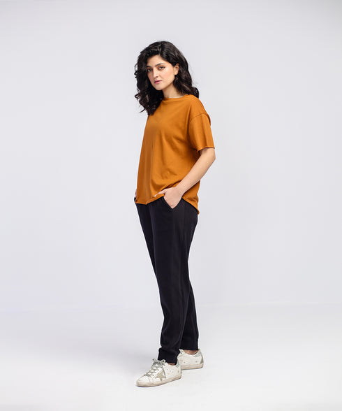 Women's Relaxed Fit Raw Edges Tee