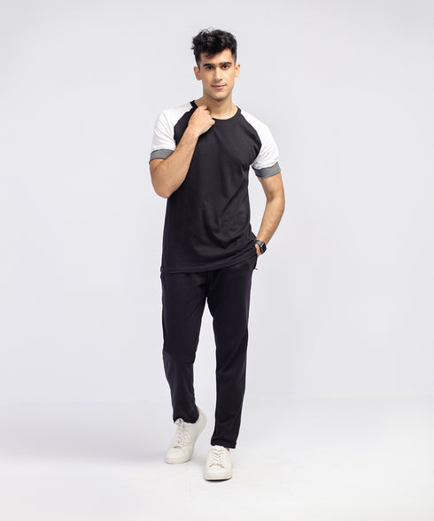 Men's Contrast Raglan Tee