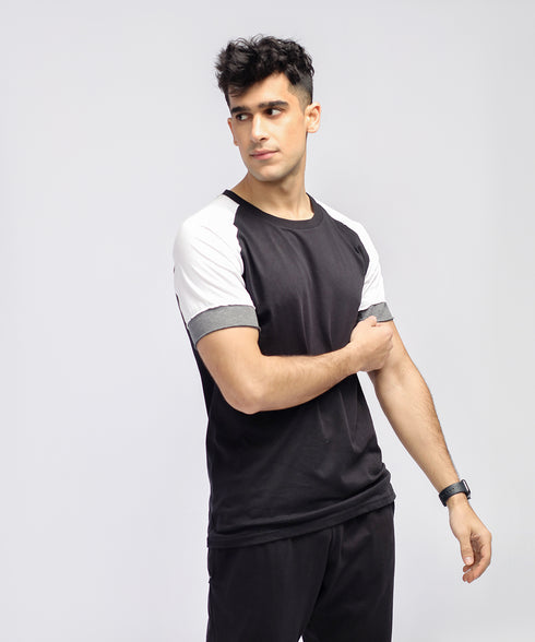 Men's Contrast Raglan Tee