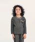 Girls' Stone Wash Raw Hem Tee