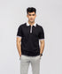 Men's Contrast Collar Polo Shirt