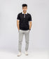 Men's Contrast Collar Polo Shirt
