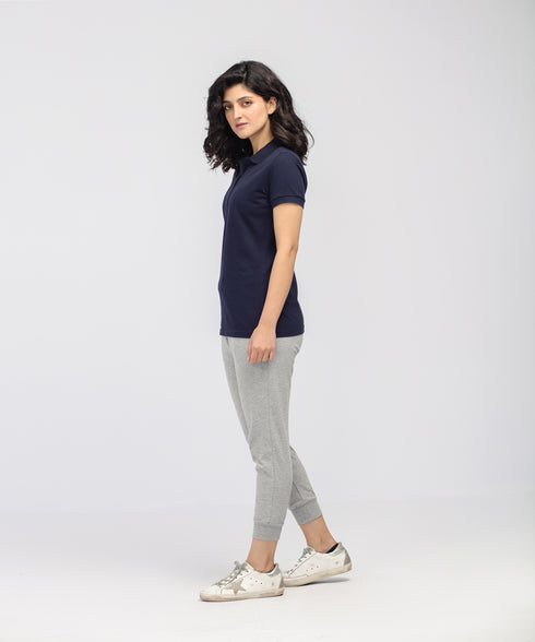Women's Basic Polo Shirt