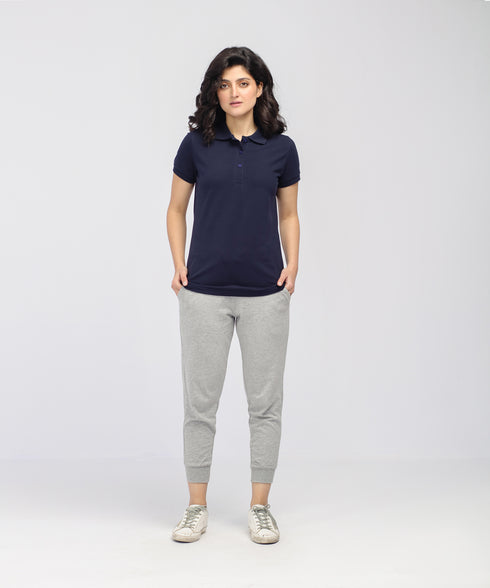 Women's Basic Polo Shirt