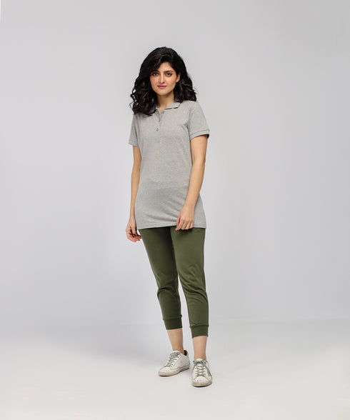 Women's Basic Polo Shirt