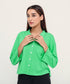 Women's Cropped Button Down Shirt
