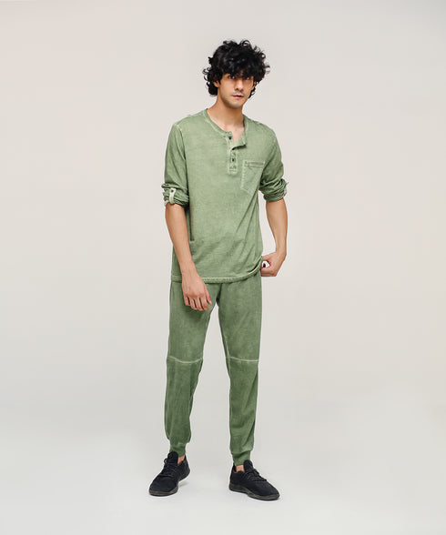 Men's Stone Wash Joggers