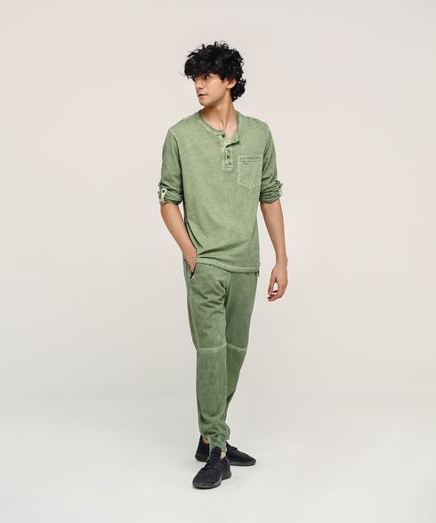 Men's Stone Wash Joggers