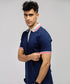 Men's Contrast Collar Polo Shirt