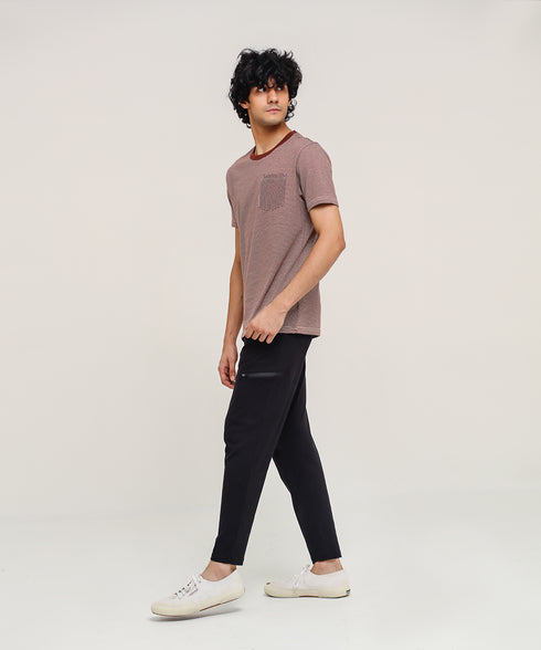 Men's Striped Pocket Tee