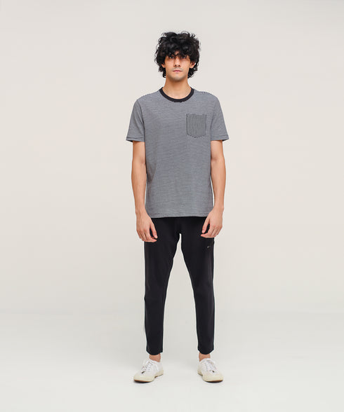 Men's Striped Pocket Tee