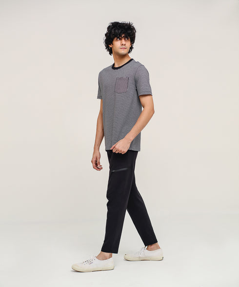 Men's Striped Pocket Tee