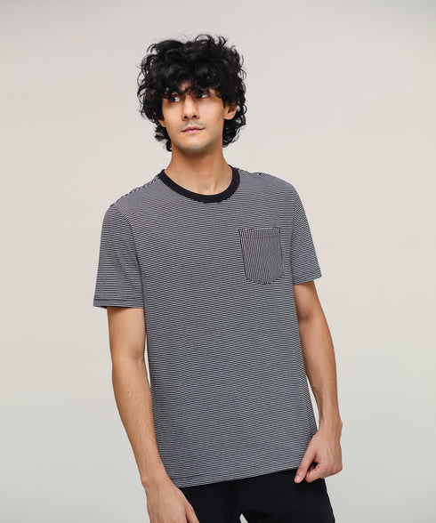 Men's Striped Pocket Tee