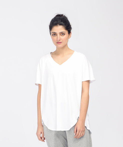Women's Balanced Cap Sleeve Tee