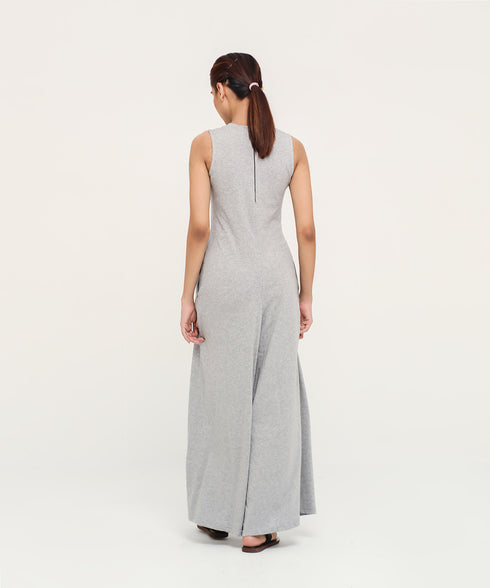 Women's Sleeveless Flare Jumpsuit