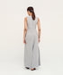 Women's Sleeveless Flare Jumpsuit