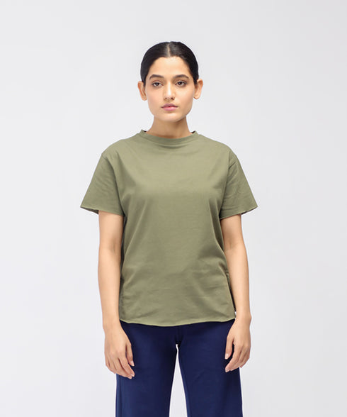 Women's Relaxed Fit Raw Edges Tee