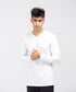 Men's Basic Long Sleeve V-Neck Tee