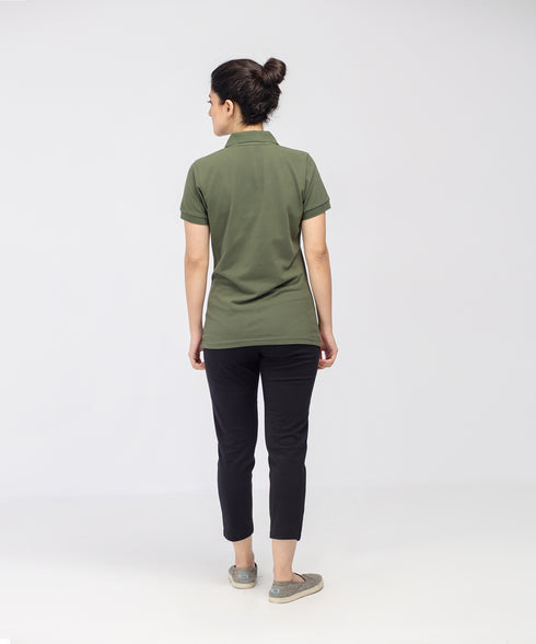Women's Basic Polo Shirt