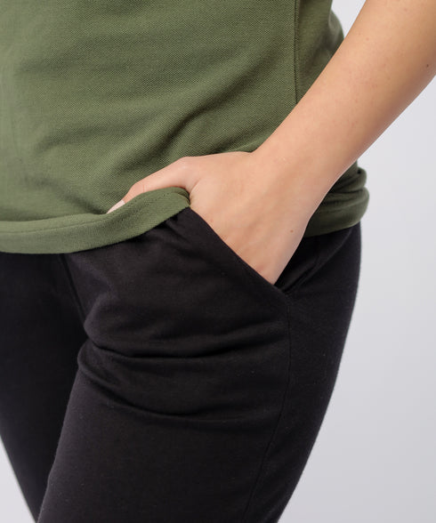 Women's Basic Polo Shirt