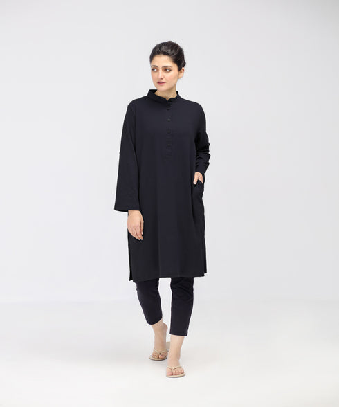 Women's Roll Up Sleeve Tunic Shirt