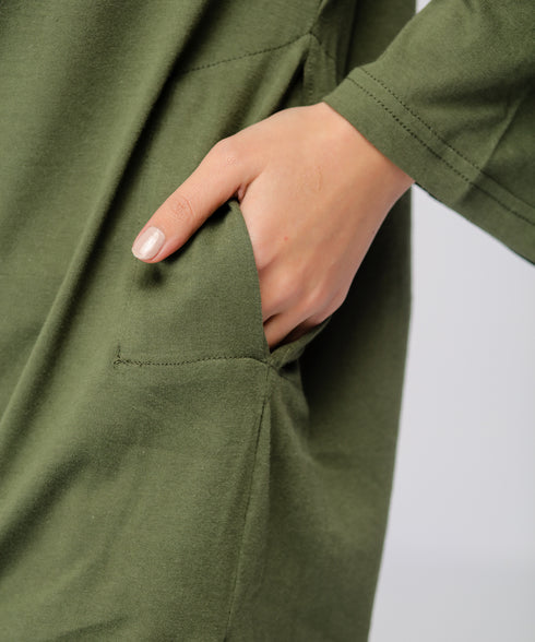 Women's Roll Up Sleeve Tunic Shirt