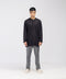 Men's Hidden Placket Tunic Shirt